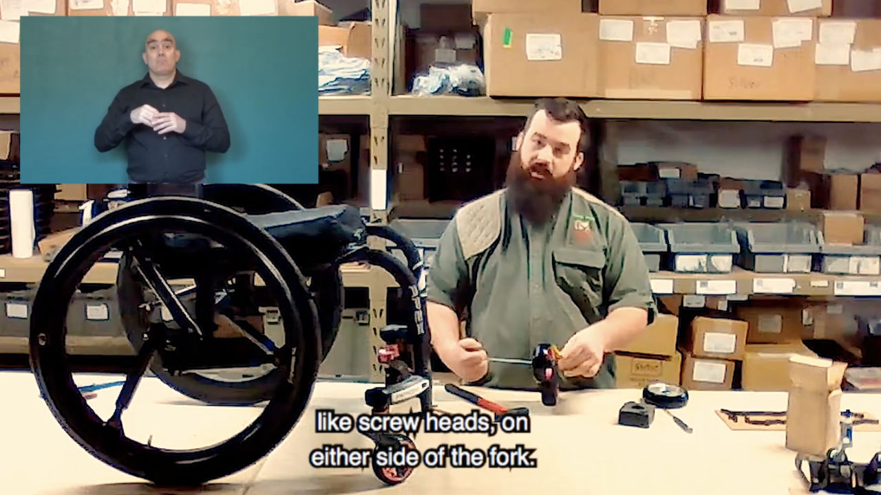Still of Wheelchair Repair Video
