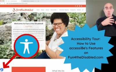 Accessibility Tour: How to Use accessiBe’s Features on Fun4theDisabled.com
